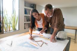 Professional architect consultation leading to successful renovation